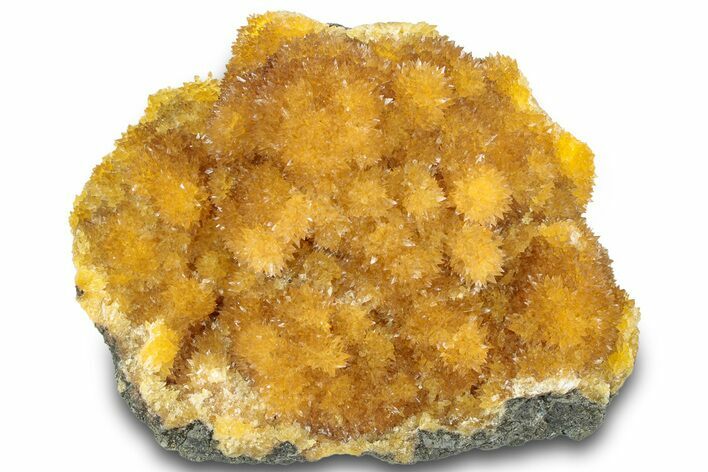 Intense Orange Calcite Crystal Cluster - Poland #311464